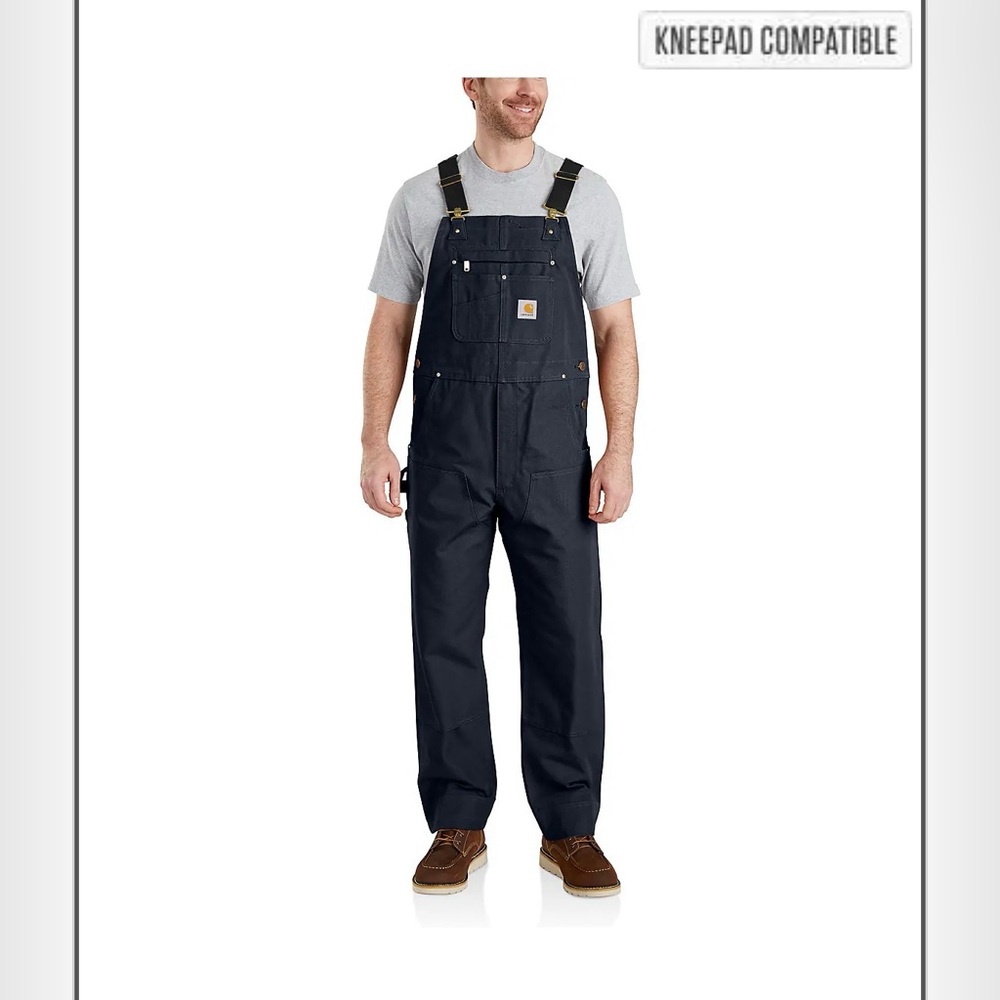 Carhartt Men's Black Overalls